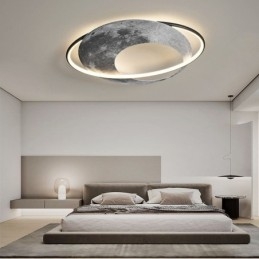 Plafoniera a filo LED Moon stile nordico