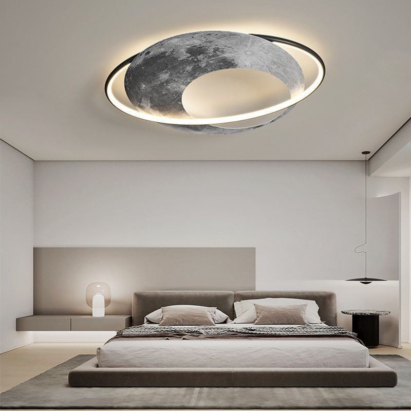 Plafoniera a filo LED Moon stile nordico