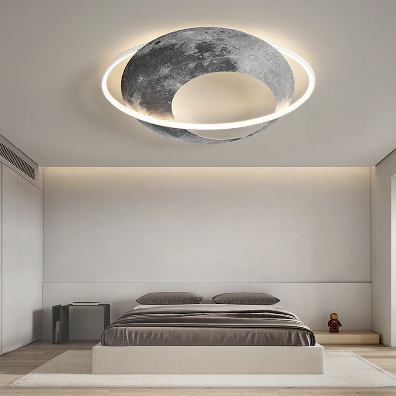 Plafoniera a filo LED Moon stile nordico