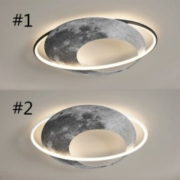 Plafoniera a filo LED Moon stile nordico