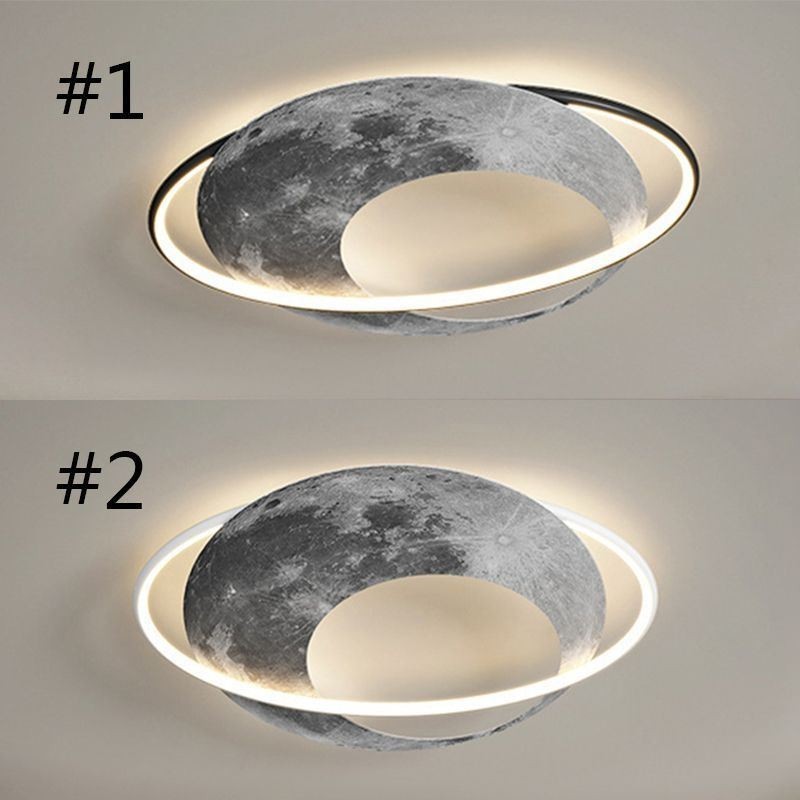 Plafoniera a filo LED Moon stile nordico