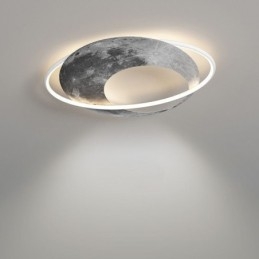 Plafoniera a filo LED Moon stile nordico