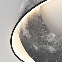 Plafoniera a filo LED Moon stile nordico