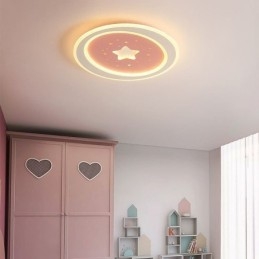 Plafoniera a stella a filo LED stile nordico 40x4 cm / 50x4 cm