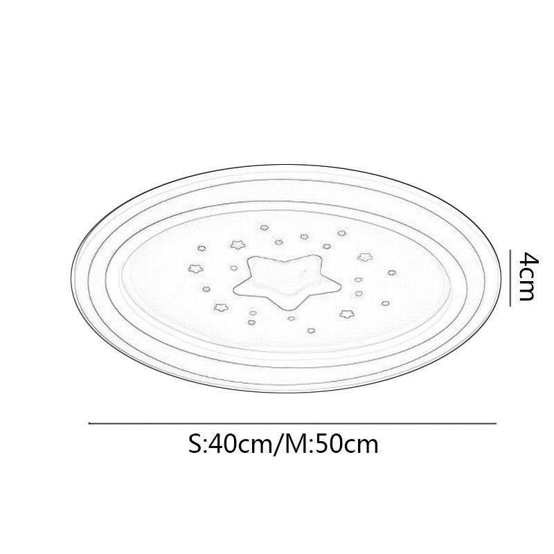 Plafoniera a stella a filo LED stile nordico 40x4 cm / 50x4 cm