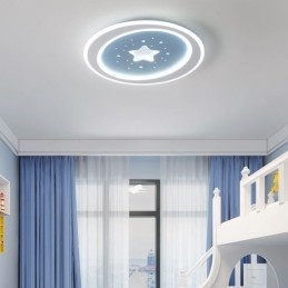 Plafoniera a stella a filo LED stile nordico 40x4 cm / 50x4 cm