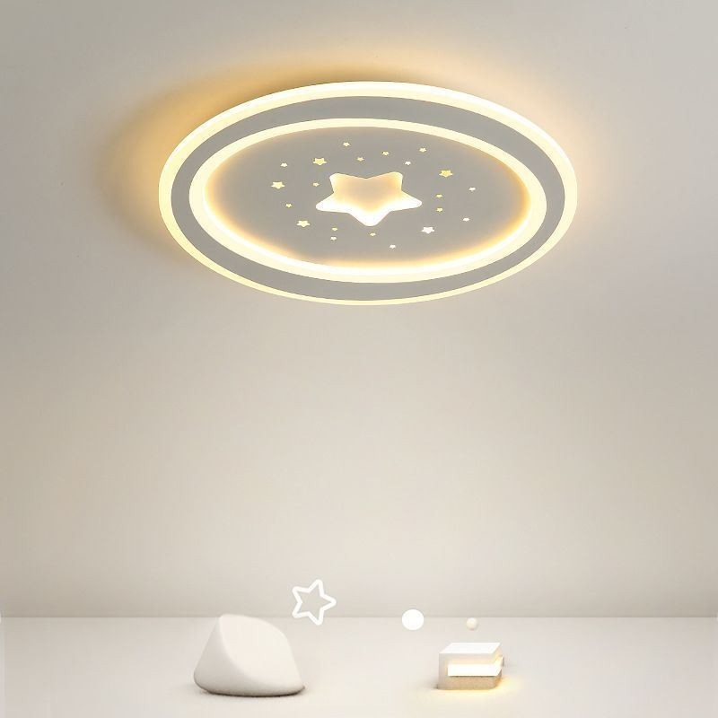 Plafoniera a stella a filo LED stile nordico 40x4 cm / 50x4 cm