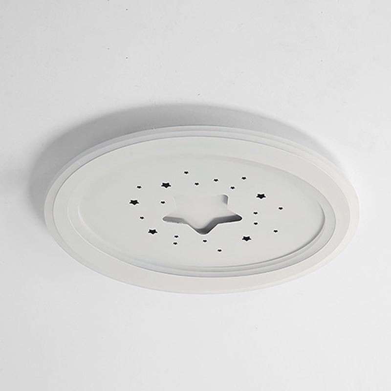 Plafoniera a stella a filo LED stile nordico 40x4 cm / 50x4 cm