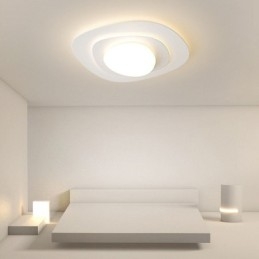 Plafoniera LED nordica ondulata da soffitto a filo