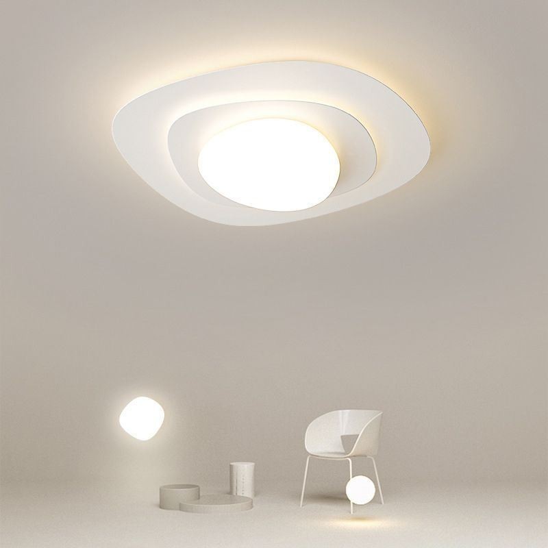 Plafoniera LED nordica ondulata da soffitto a filo