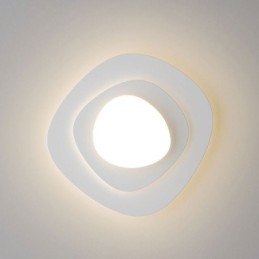 Plafoniera LED nordica ondulata da soffitto a filo