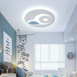 Plafoniera LED Simplicity Moon & Star da soffitto