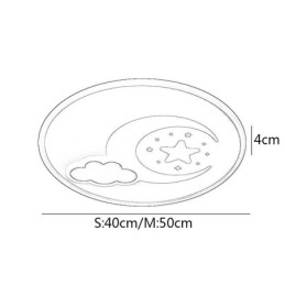 Plafoniera LED Simplicity Moon & Star da soffitto