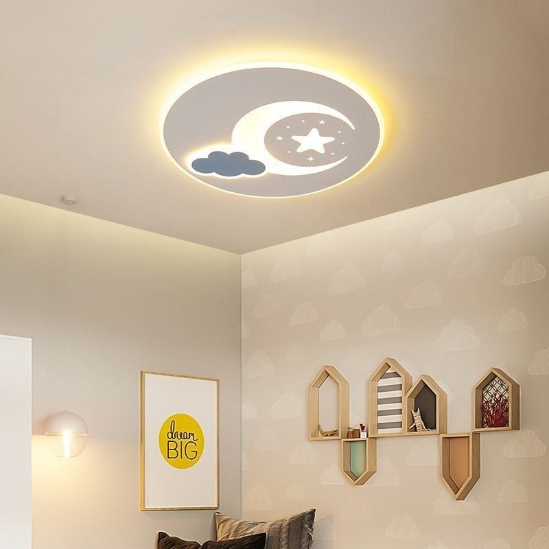 Plafoniera LED Simplicity Moon & Star da soffitto