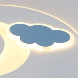 Plafoniera LED Simplicity Moon & Star da soffitto