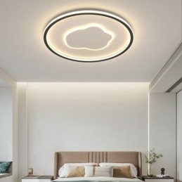 Plafoniera LED moderna rotonda a forma di nuvola