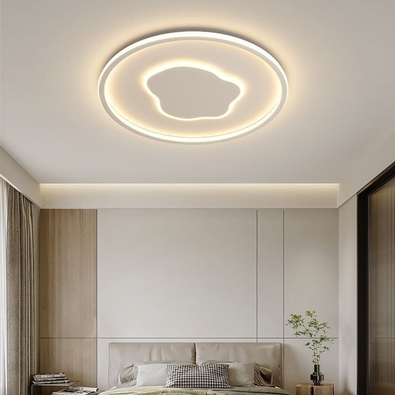 Plafoniera LED moderna rotonda a forma di nuvola
