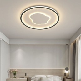 Plafoniera LED moderna rotonda a forma di nuvola