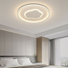 Plafoniera LED moderna rotonda a forma di nuvola