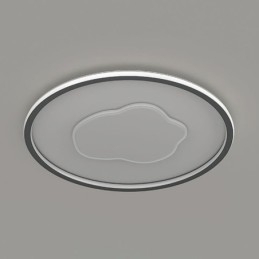 Plafoniera LED moderna rotonda a forma di nuvola