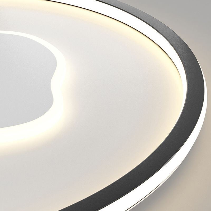 Plafoniera LED moderna rotonda a forma di nuvola