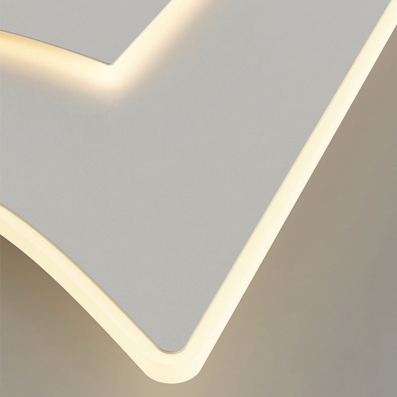 Plafoniera LED moderna quadrata in acrilico 40 W 3200 lm
