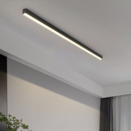 Plafoniera LED moderna lineare a montaggio a filo