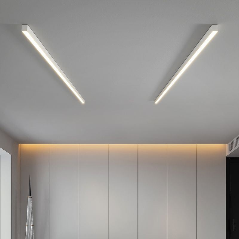 Plafoniera LED moderna lineare a montaggio a filo