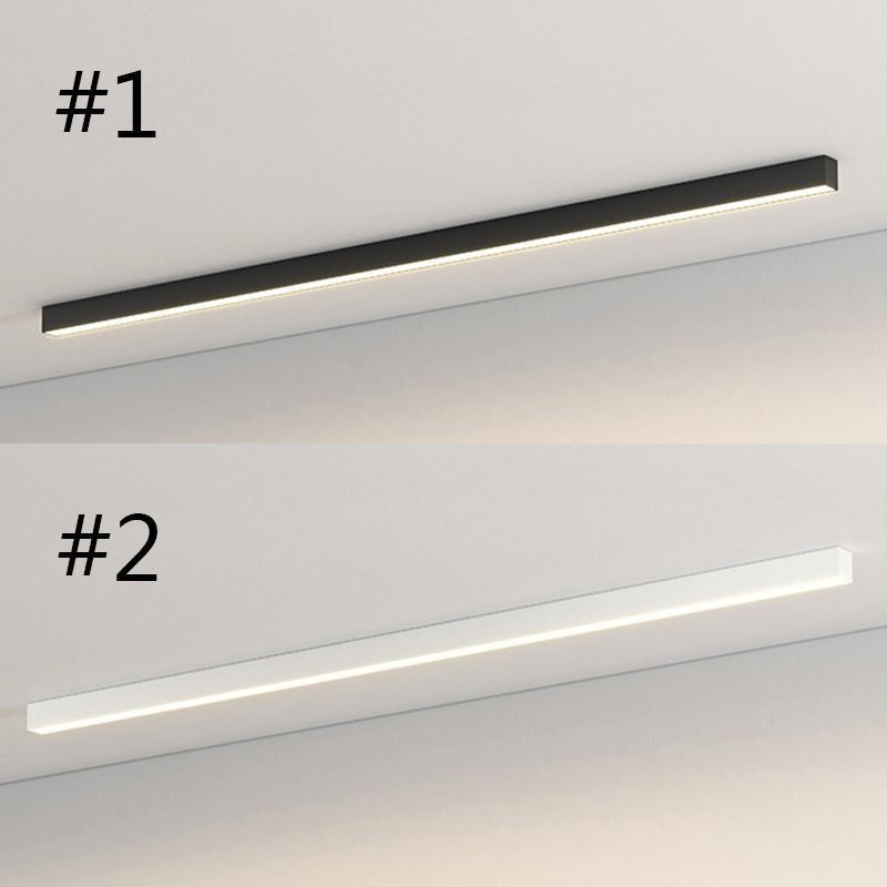 Plafoniera LED moderna lineare a montaggio a filo
