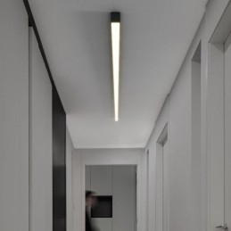 Plafoniera LED moderna lineare a montaggio a filo