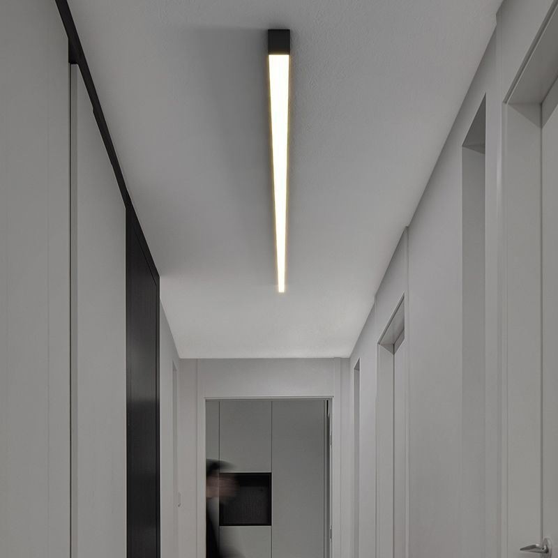 Plafoniera LED moderna lineare a montaggio a filo