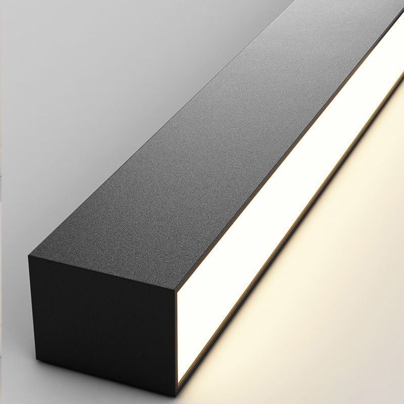 Plafoniera LED moderna lineare a montaggio a filo
