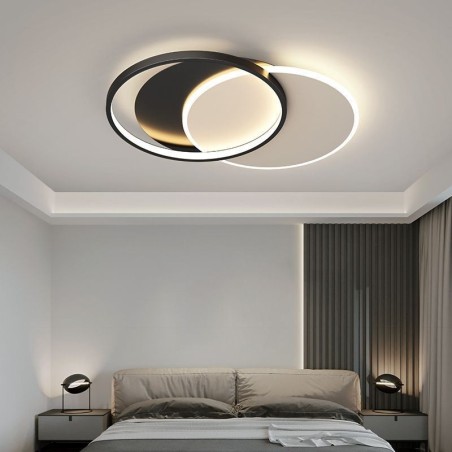 Plafoniera LED rotonda moderna a cerchio