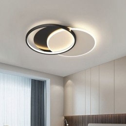 Plafoniera LED rotonda moderna a cerchio
