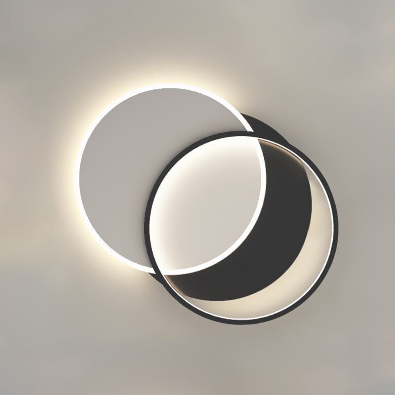 Plafoniera LED rotonda moderna a cerchio