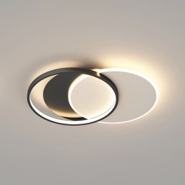 Plafoniera LED rotonda moderna a cerchio