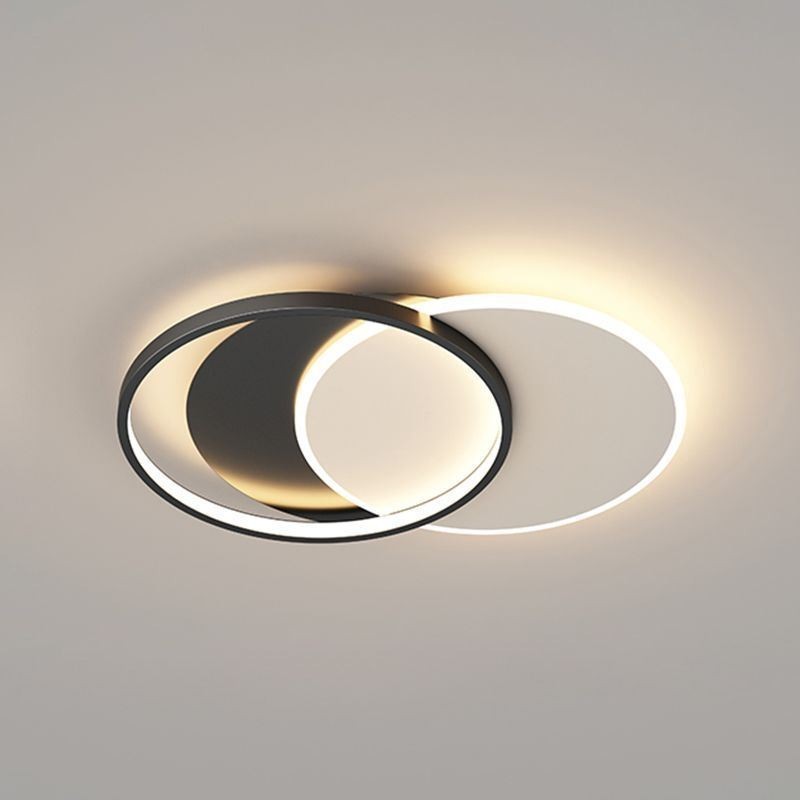Plafoniera LED rotonda moderna a cerchio