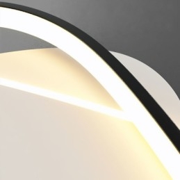 Plafoniera LED ovale moderna a filo