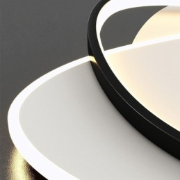 Plafoniera LED ovale moderna a filo