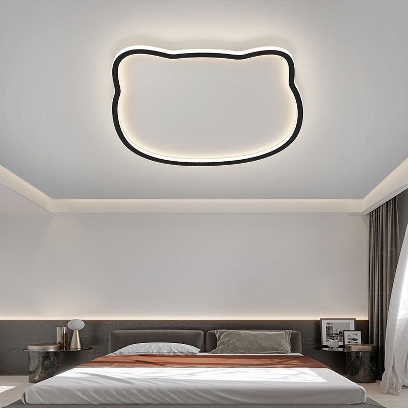 Plafoniera LED Cat Face moderna da soffitto