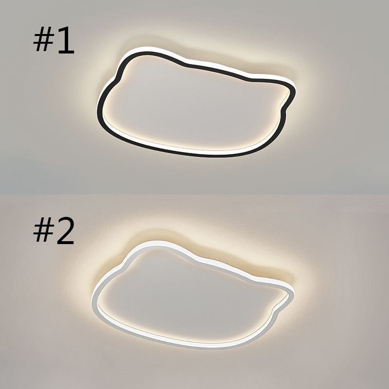 Plafoniera LED Cat Face moderna da soffitto