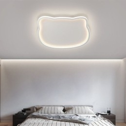 Plafoniera LED Cat Face moderna da soffitto