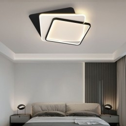 Plafoniera LED quadrata moderna con diffusore in acrilico