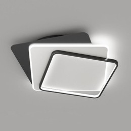 Plafoniera LED quadrata moderna con diffusore in acrilico