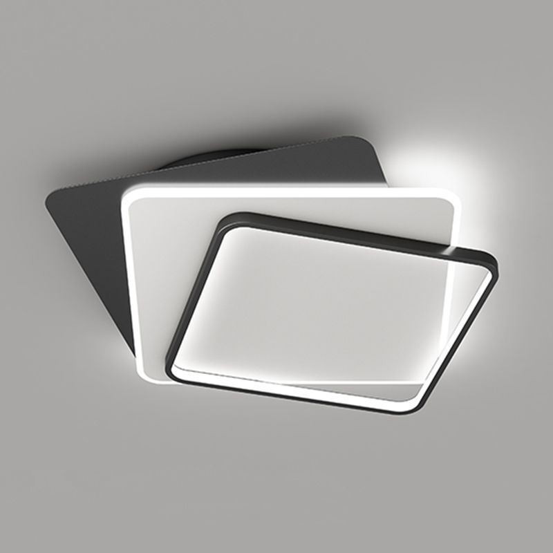 Plafoniera LED quadrata moderna con diffusore in acrilico