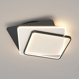 Plafoniera LED quadrata moderna con diffusore in acrilico