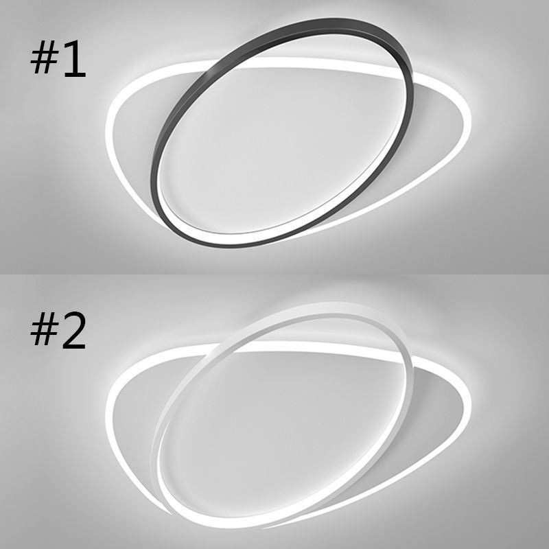 Plafoniera moderna ovale LED a filo