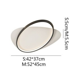 Plafoniera moderna ovale LED a filo