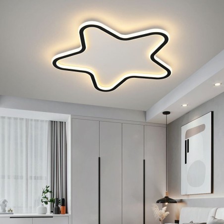 Plafoniera a stella moderna LED a filo