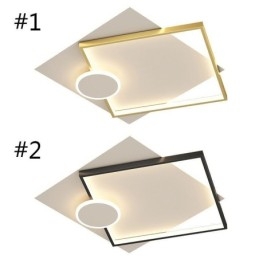 Plafoniera LED moderna quadrata geometrica in acrilico